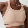 High Strength Bubble Wrap Sports Intimates Women's Square Breast Holding Push-up Pilates Workout Bra Breasted Yoga Vest
