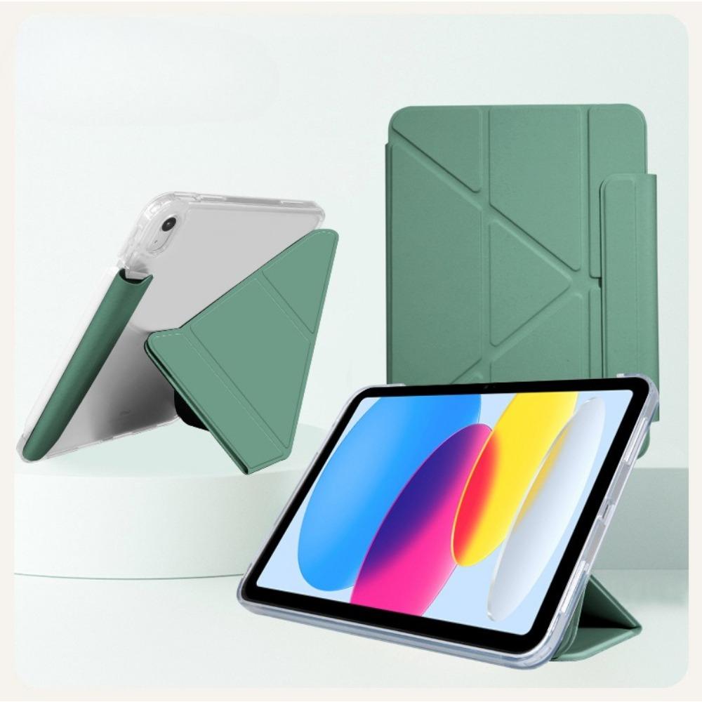 

Чехол для iPad Air 7 2025 с держателем для карандаша Прозрачная Y-образная складная обложка для iPad Pro 11 12.9 10-го поколения iPad Mini 6/7 8.3