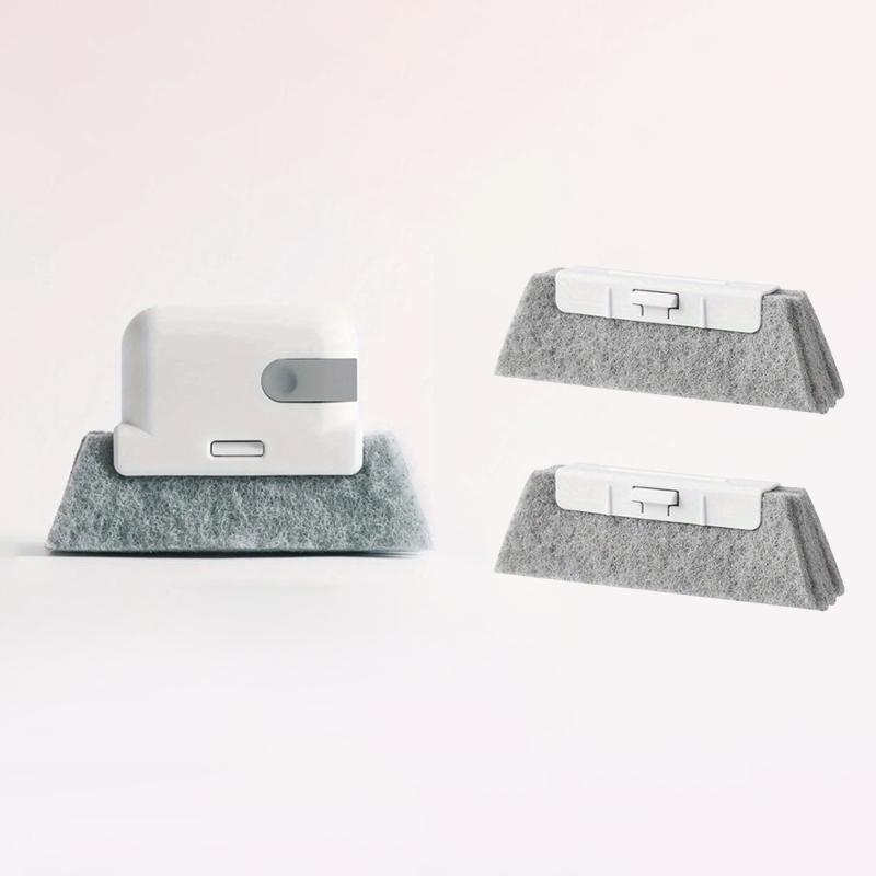 Window Groove Cleaning Brush 2 In 1 Windows Slot Cleaner Brush Cabinet Deadend Crevice Clean Brushes Household Cleaning Tools