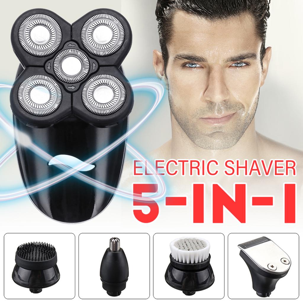 Buy 4D Rechargeable Bald Head Electric Shaver Wet&dry Use Waterproof