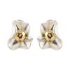 Floral Studs Earrings Irregular Petals Ear Studs For Weddings Travel Accessories Comfortable Daily Wear Jewelry