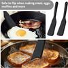 1/2pcs Thin Silicone Spatula Turner Egg Crepe Pancake Spatula Nonstick Heat Resistant Cooking Spatula for Omelet Burgers Pizza