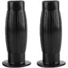 for Motorcycle Coke Bottle Grips Motorcycles Hand Grips Left Right Rubber 7/8in 1in Universal Easy to Hold Hand Grips Vintage Motorcycle Handlebars