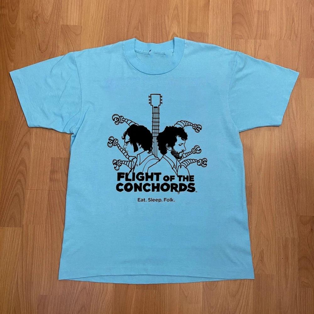 Flight Of The Conchords Light Blue Cotton Shirt All Size Cl615 S