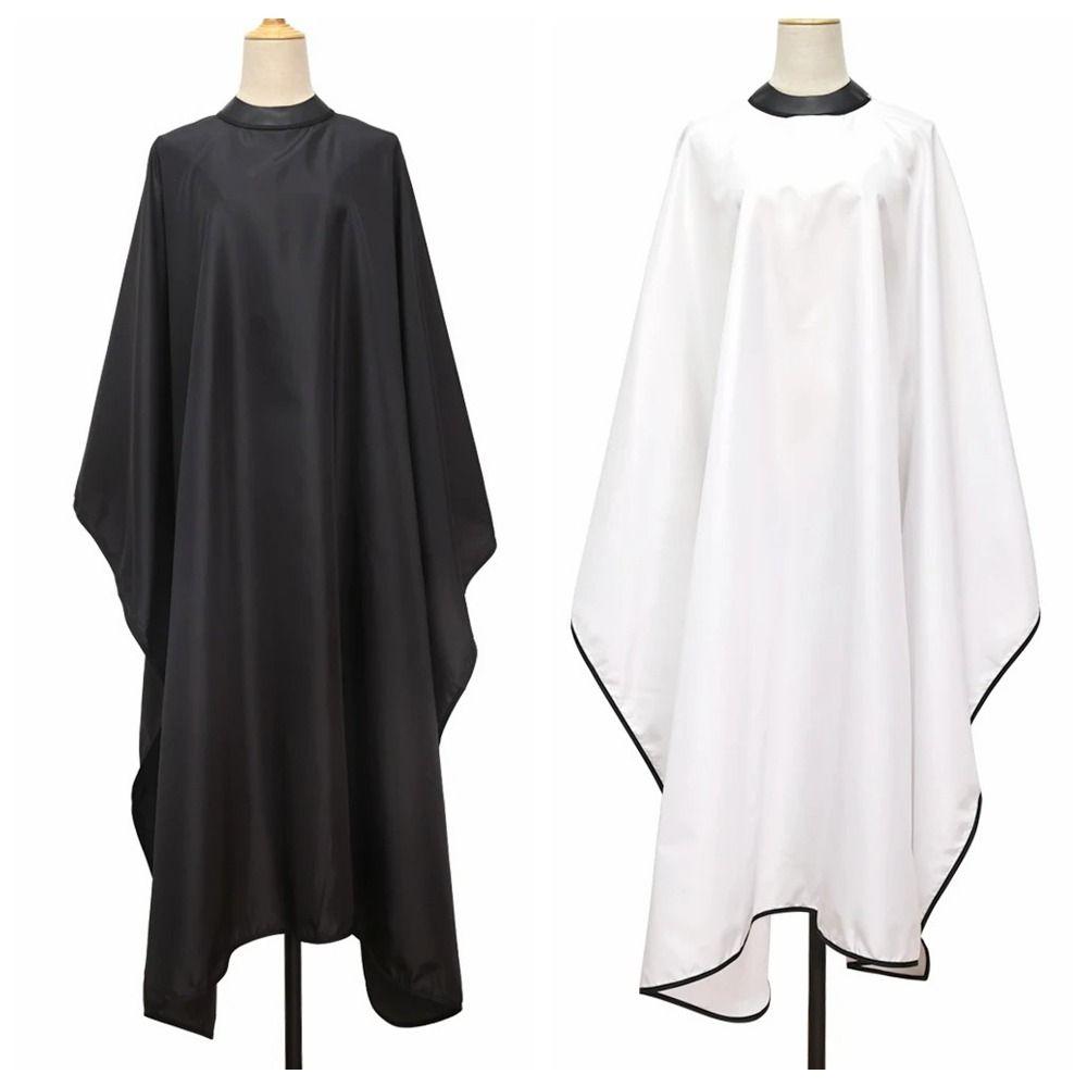 Neues Silikon-Halsausschnitt-Haarschnitttuch Versteckter Verschluss Wasserdichte Friseurumhang Friseursalon Zubehör Werkzeuge