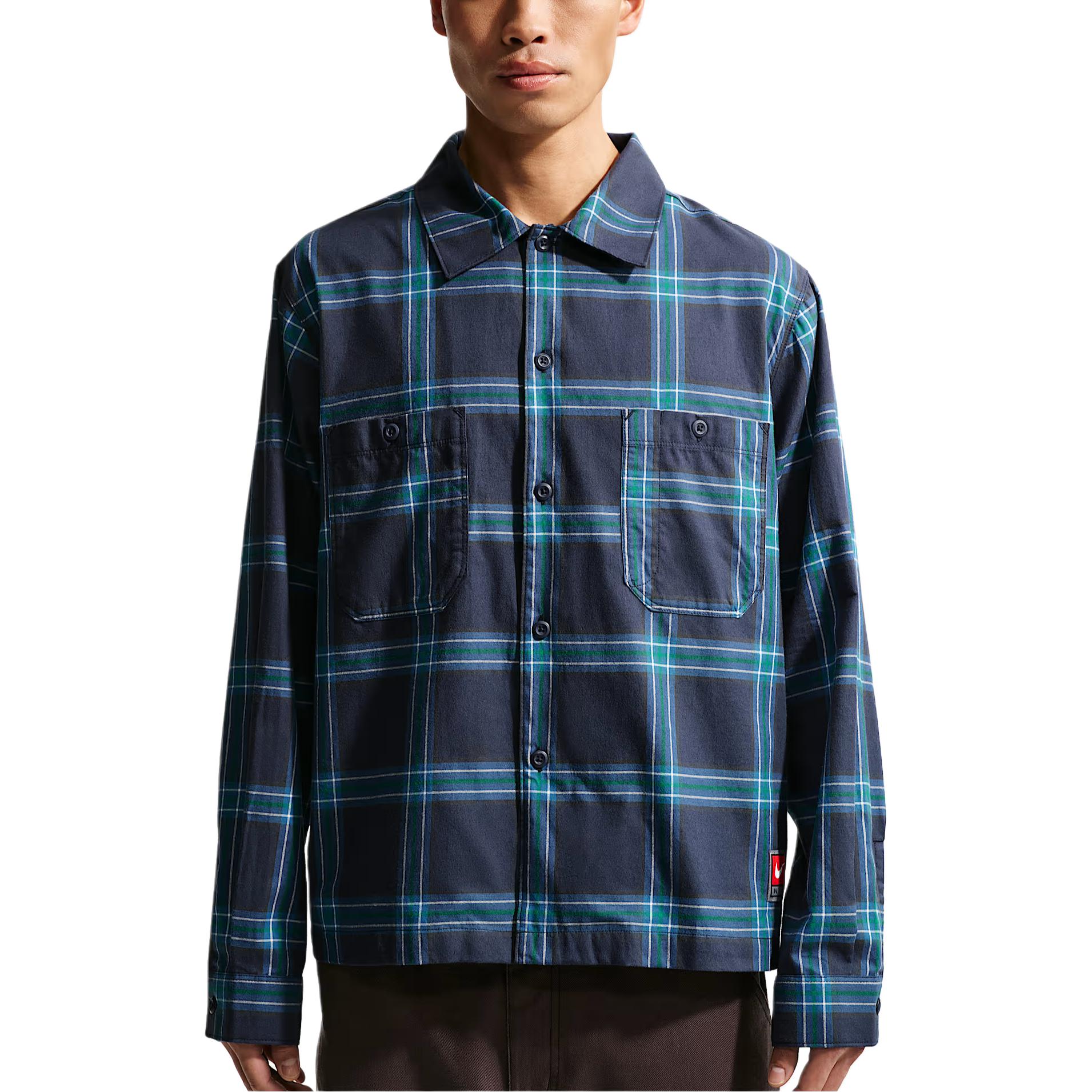 

Nike Life Striped Loose Fit Long Sleeve Shirt Men shirts IF1046-451 3XL