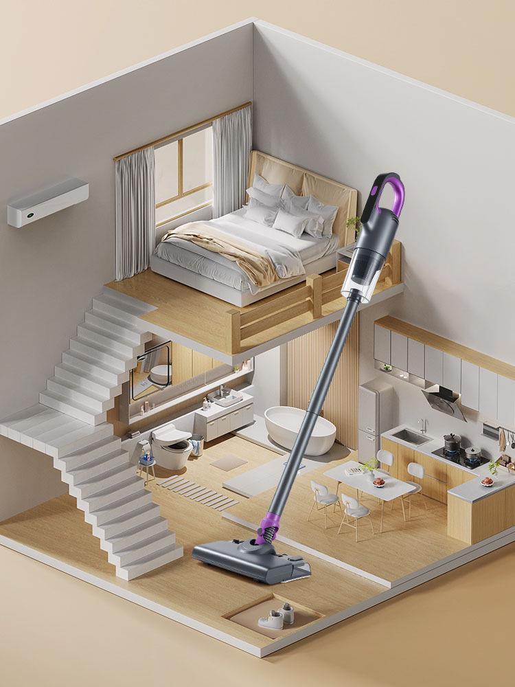 2-in-1 Kabelloser Handstaubsauger & Bodenwischer