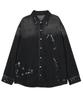 FDR Vintage Washed Pocket Denim Shirt Black