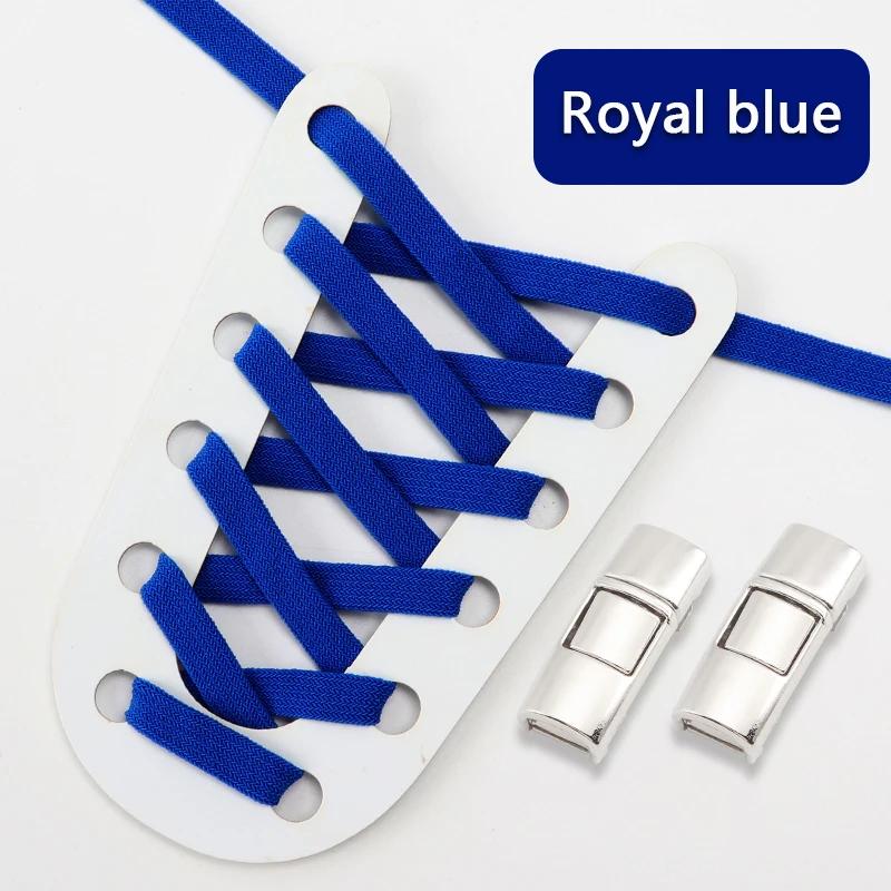 1 Paar Geen Strik Schoenveters voor Sneakers Kleur Elastische Schoenveters Plat Kinderen en Volwassenen Eenvoudig te Installeren Luie Schoenveters Casual