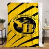 BSC Young Boys Logo Decke Design Druckdecke weich und gemütlich perfekt für das Wohnzimmer Bett Sofa oder ein Nickerchen, Geschenk