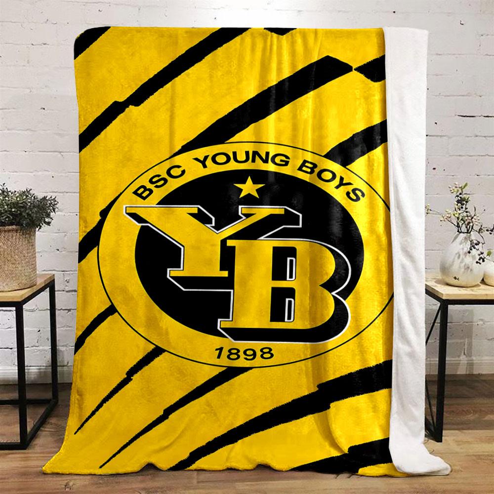 BSC Young Boys Logo Blanket Design print blanket soft and cozy perfect for the living room bed sofa or a nap,gift
