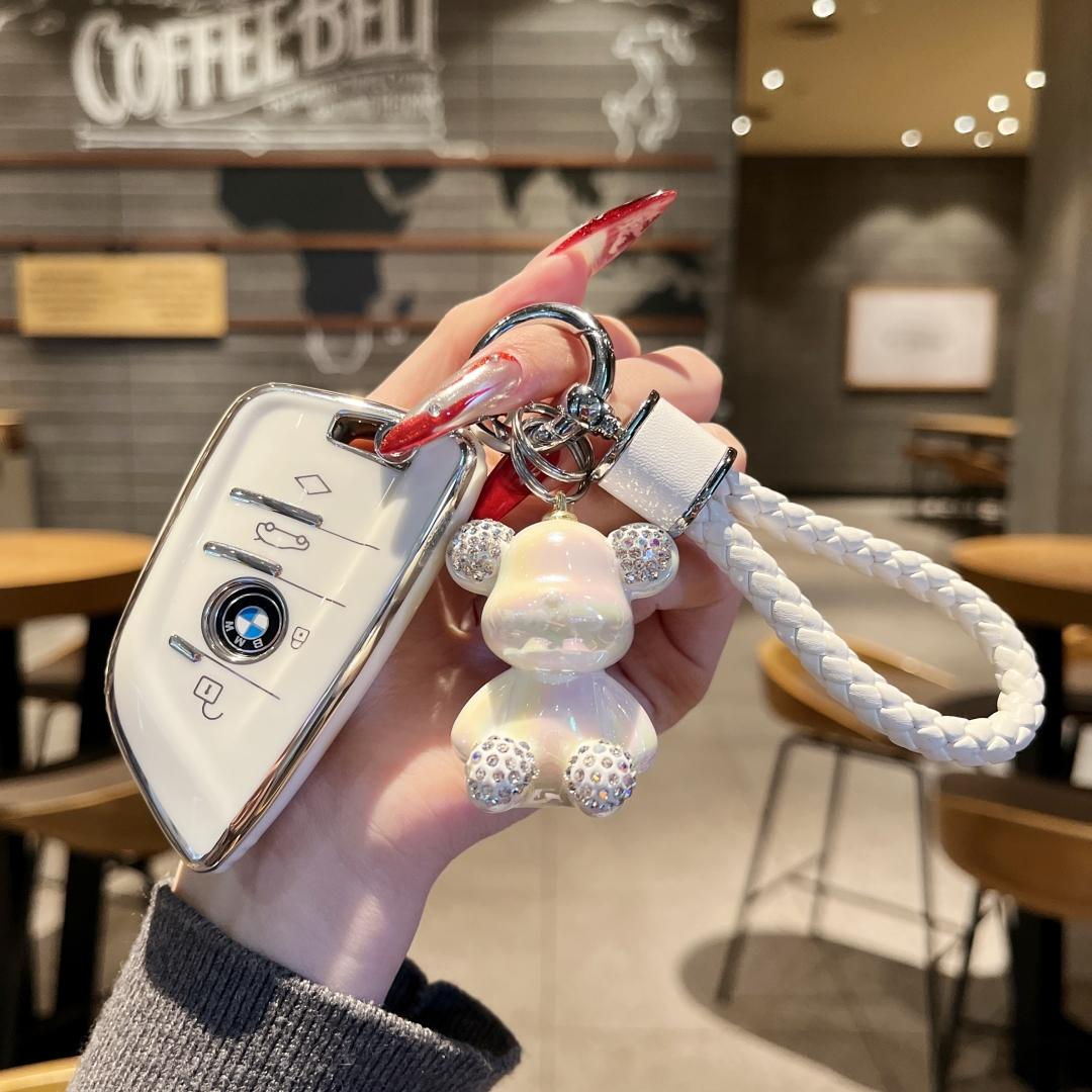 

Чехол для ключей от машины для Bmw F20 G20 G30 X1 X3 X4 X5 G05 X6 X7 G11 F15 F16 G01 G02 F48, держатель для аксессуаров, брелок в виде ракушки