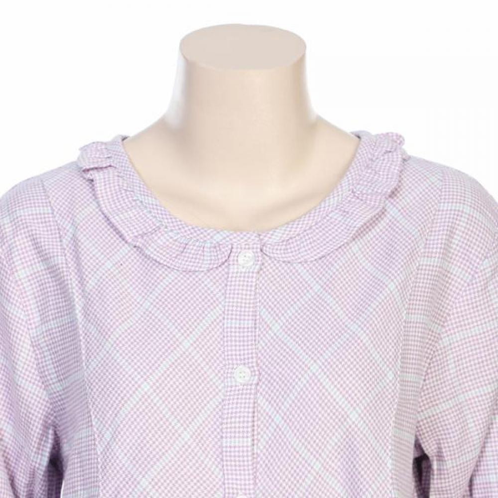 Barbara Women S Violet Check Pajama Awp4992bb