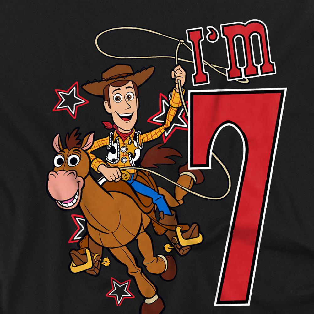Toy Story Childrens/Kids IÂ´m 7 Woody Birthday Sweatshirt