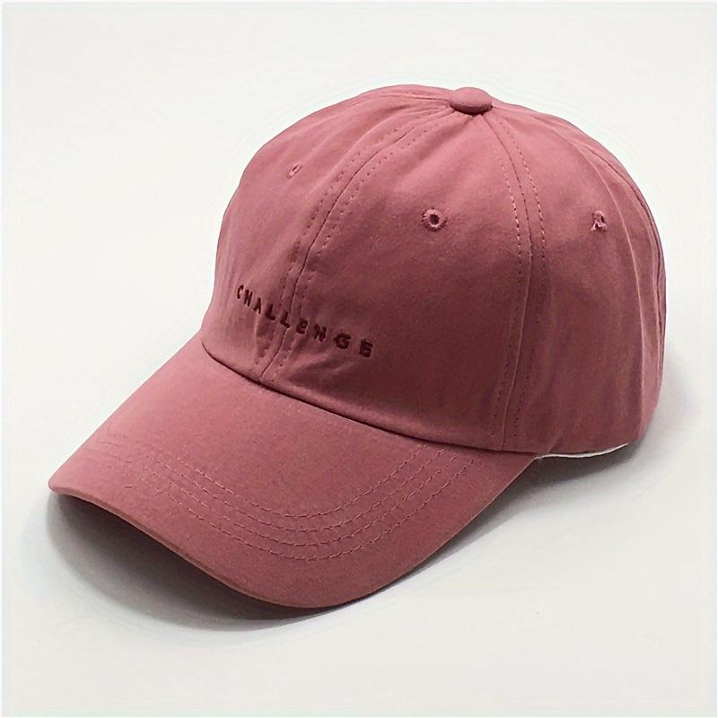 Fashionable Monogram Embroidered Baseball Cap For Men And Women, Outdoor Sunscreen Protection Baseball Cap