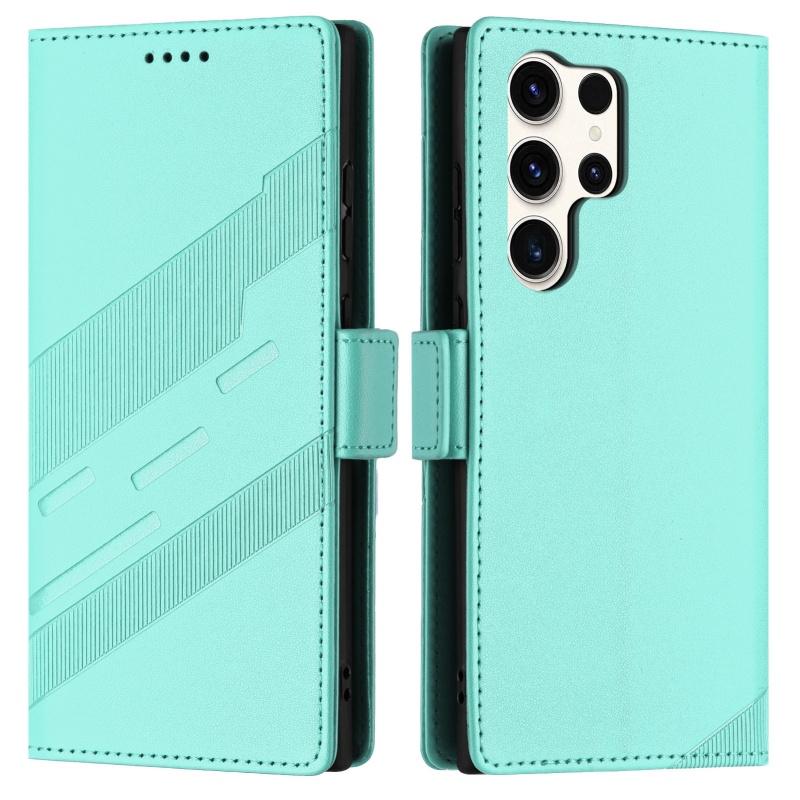 Thin Suede Magnetic Flip Leather Phone Case for Samsung Galaxy S25 FE S24 Ultra S23 Plus S22 S21 S20 S10 Wallet Card Cover Coque