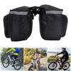 25L Capacity Bicycle Panniers With Reflective Trim Bike Rear Rack Saddle Bag  Long Cycling Trips
