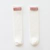 Kid Girls Classic Cotton Socks School Knee-high Pile Socks Bowknot Socks Princess School Knee-high Pile with Bow Kids Soft Socks