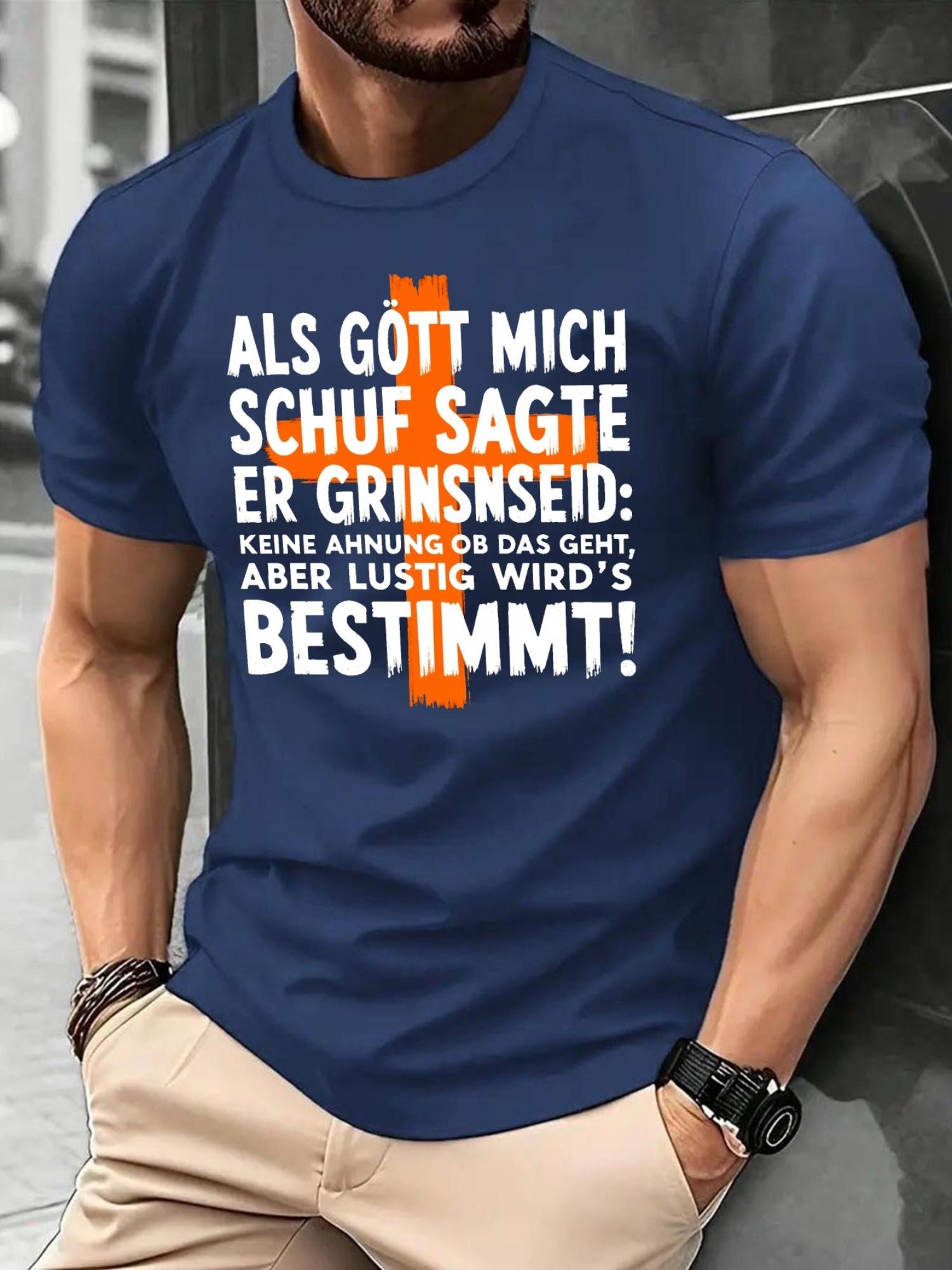 Cotton Blend T-shirt -  As Long as I m Satisfied S