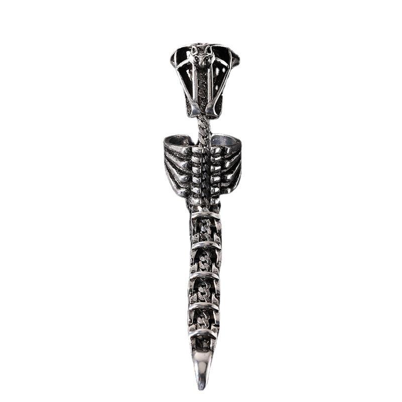 Bague Scorpion Rétro: Punk Hip-Hop Mobile pour Homme Design Ouvert