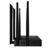 Iron Box 4G Industrial Router with 6 Antennas, SMA Connector, ED128 WiFi, Strong Signal, and Plug-in Card Compatibility.