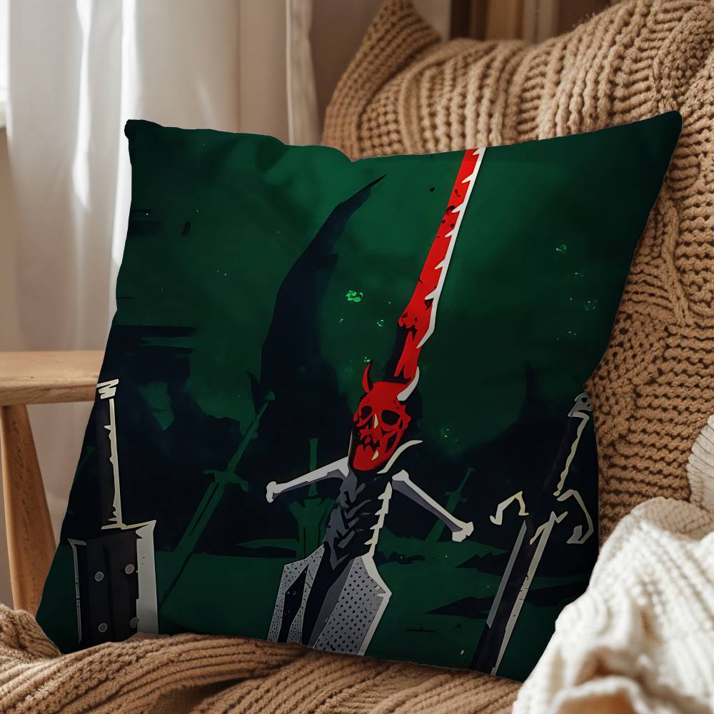 Power Vergil Game Devil May Cry Pillow Case Sofa Living Room Bedroom Headboard Backrest Cushion Square Cushion Nap Time