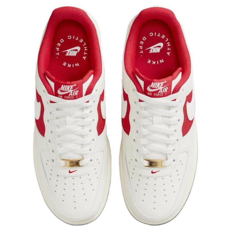 Nike Air Force 1 Low '07 LV8 Athletic Department Sail University Red Sneakers FN7439-133