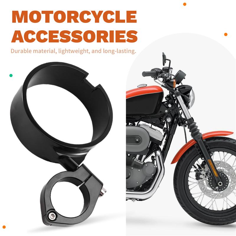 Ac29-Speedometer Ring Relocator Clamp Side Mount Bracket For Motorcycle-For Sportster XL 883 1200 1995-2015