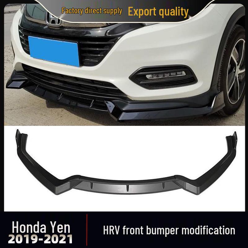 Honda Vezel HRV Front Lip for 2019-2020 Models: Universal Three-Section Modification