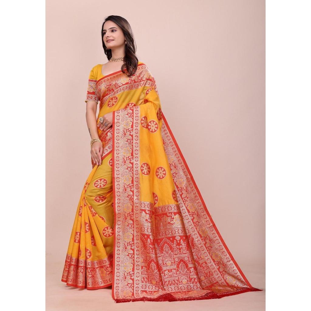 Royal Meenakari Paithani Silk Saree – Timeless Wedding Elegance