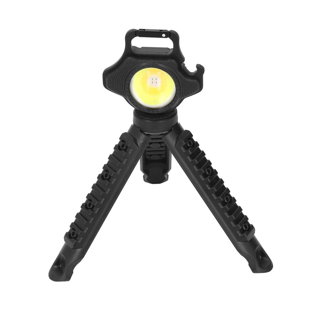 COB Small Flashlight 500LM Rechargeable Portable Mini Pocket Light with Folding Bracket for Fishing