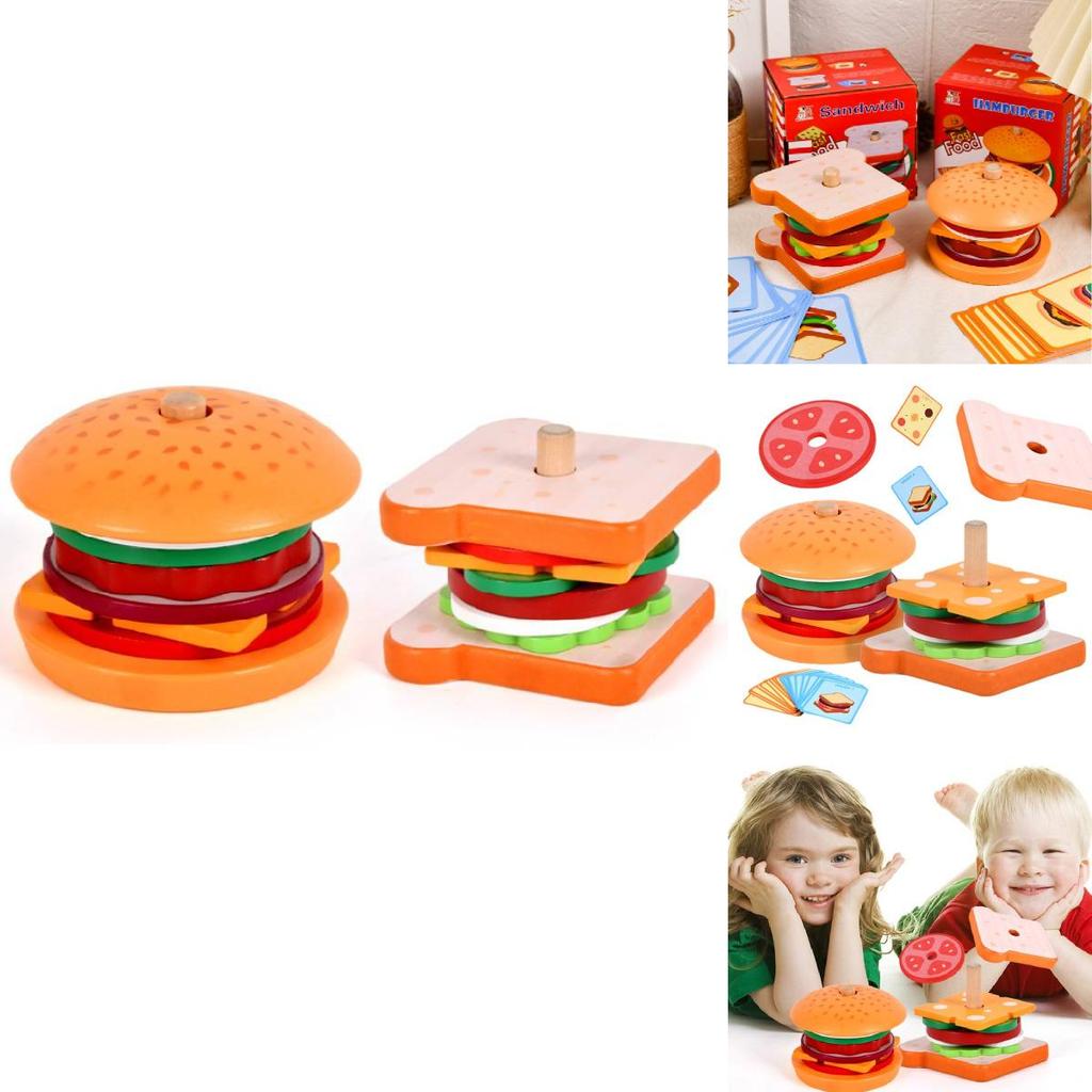 Burger Food Model Toy For Kids