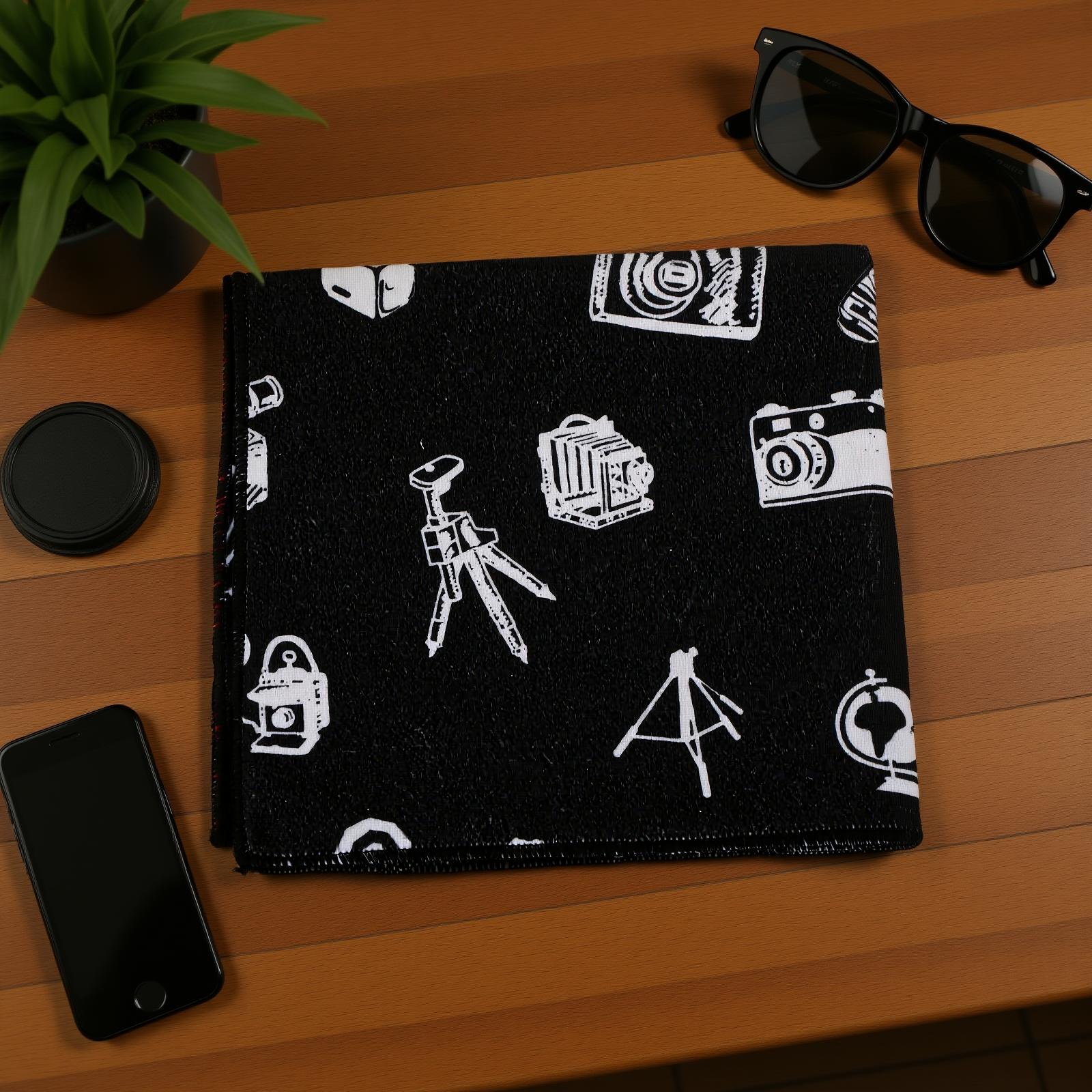 Self Adhesive  ive Wrap Cloth Camera Wrap Storage Cloth Makeup Bag for Camera Lens Cosmetic Beauty Travel