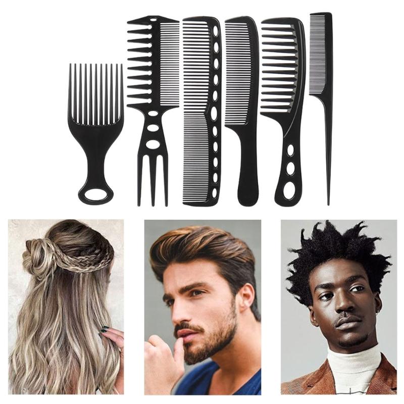 Hair Styling Comb Set Professional Barber Hair Comb Antistatic Hair Comb 6Pieces Hairdressers Comb Set for All Hair Type