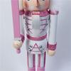 Stylish Nutcrackers Soldier Ornament Pink Series Nutcrackers Soldier Figurine Ornament for Individualized Room Decors