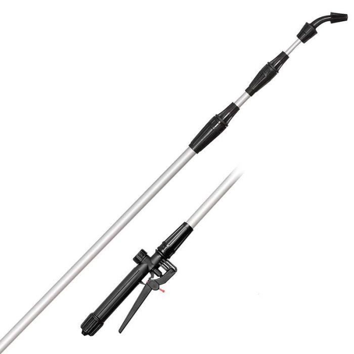 Lance télescopique - PROVENCE OUTILLAGE - Aluminium - 2,5m à 4,29m - Buse n°4 - Confort de prise