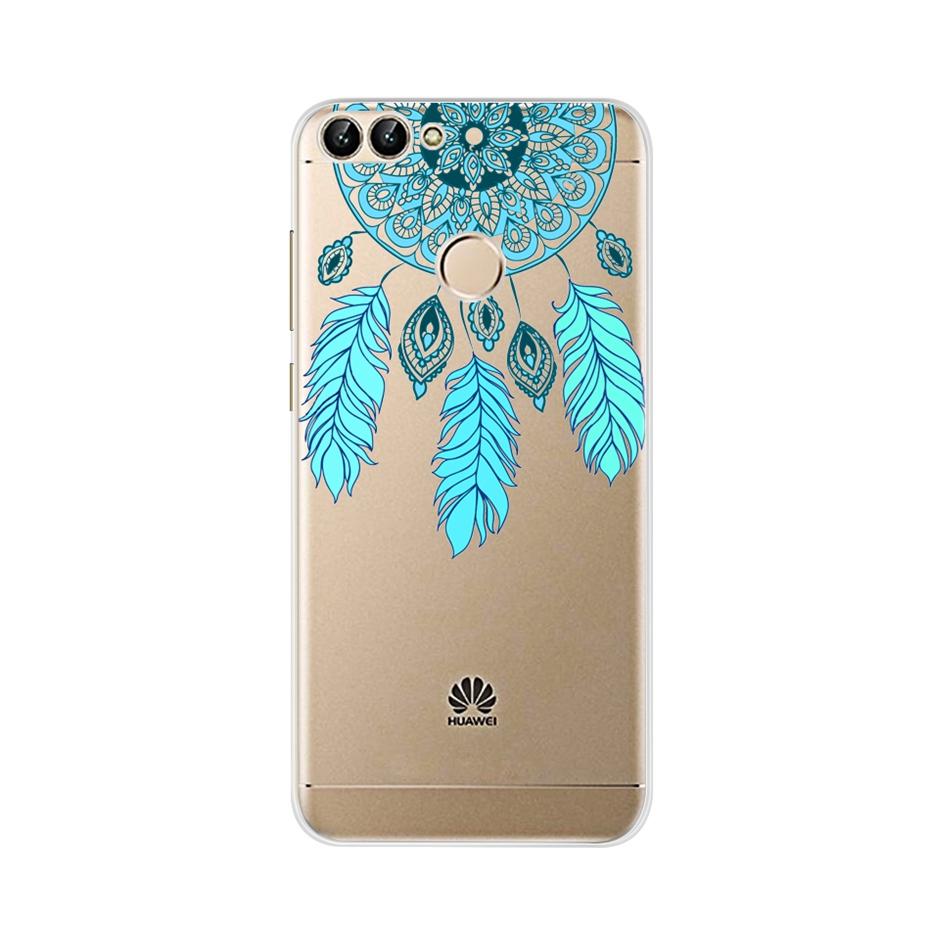 For Huawei P Smart 5.65inch Case Cute TPU Soft Silicone Back Cover Phone Case For Huawei P Smart 2018 FIG-LX1 PSmart Case