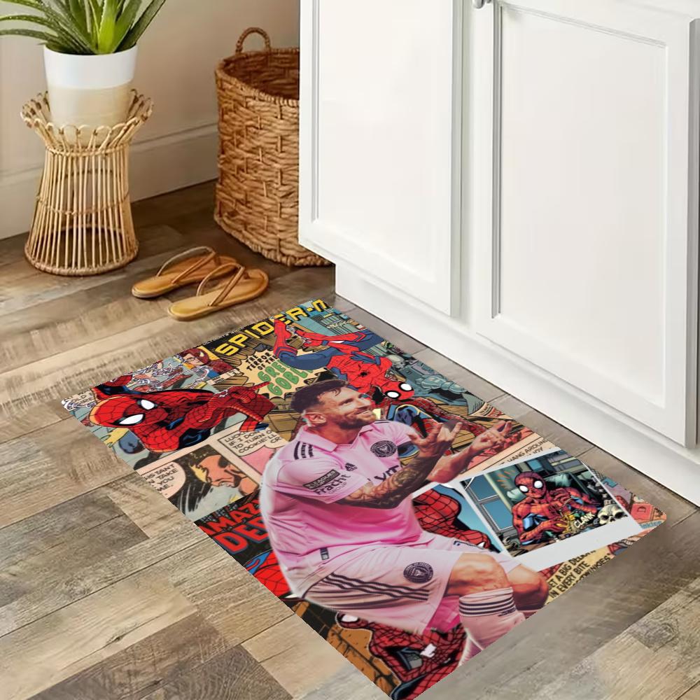 Messi Nonslip Kitchen Mat Floor Carpet Rug For Indoors Outdoors Home Decor Room Supplies Spring Decor
