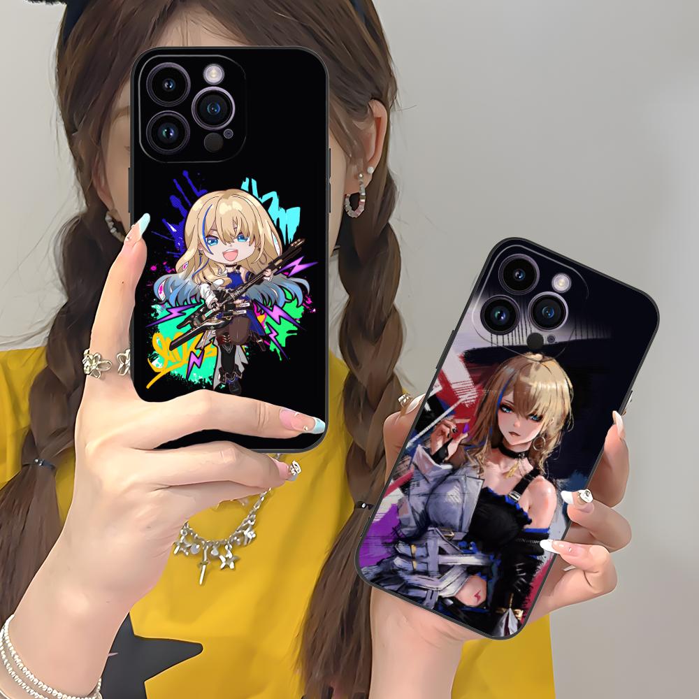 HSR Serval Matte TPU Mobile Phone Case for iPhone 17 16 15 14 13 12 11 X XR XS 8 7 Air Pro Max Plus Mini Colorful Cover
