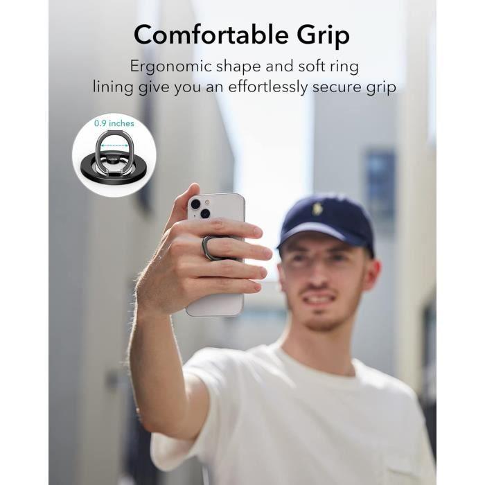 Support Magnétique - ESR - HaloLock - Compatible MagSafe - Pour iPhone 16/15/14/13/12 - Noir