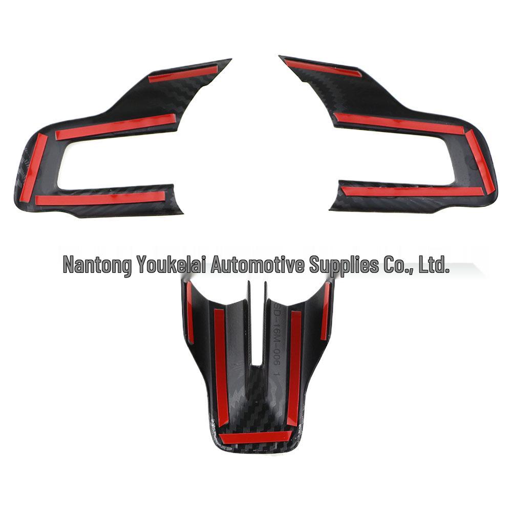 Ford Mustang (16-22) Naklejka na kierownicę z włókna węglowego