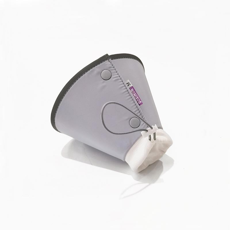 Soft Foldable Pet Recovery Collar Adjustable Anti-Lick Elizabethan Cone for Cats Dogs