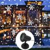 Snowstorm Snowflake Projection Light Landscape Lights Waterproof Lawn Light Christmas Decoration Outdoor Pattern Lights