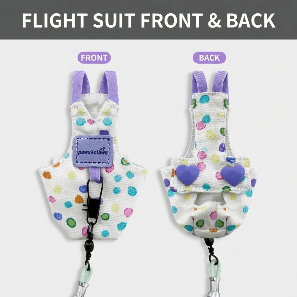 Adjustable Parrot Flying Harness Anti-Bite Parrot Flight Harness Bird Flight Suit  Small Parrots