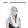 Lace Mantilla Catholic Church Chapel Veil Exquisite Flower Embroideries