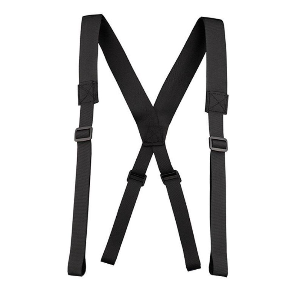 Durable Nylon Duty Belt Solid Color Y-Shape Tool Belt Suspender Adjustable Multifunction Harness