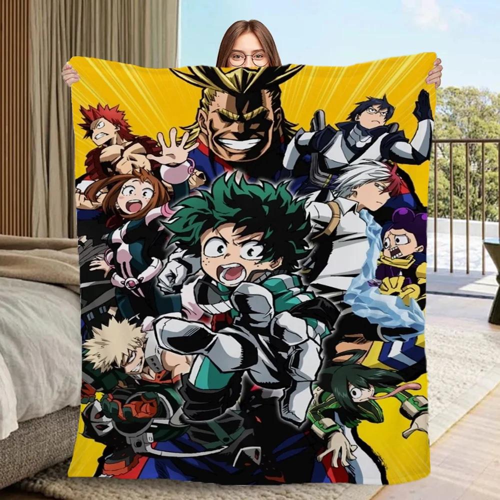 Luxury Blankets & Throws My Hero Academia Fluffy Plaid Funny Blanket Bed Blanket 150cm X 200cm Blankets Sofa Decoration Cobija