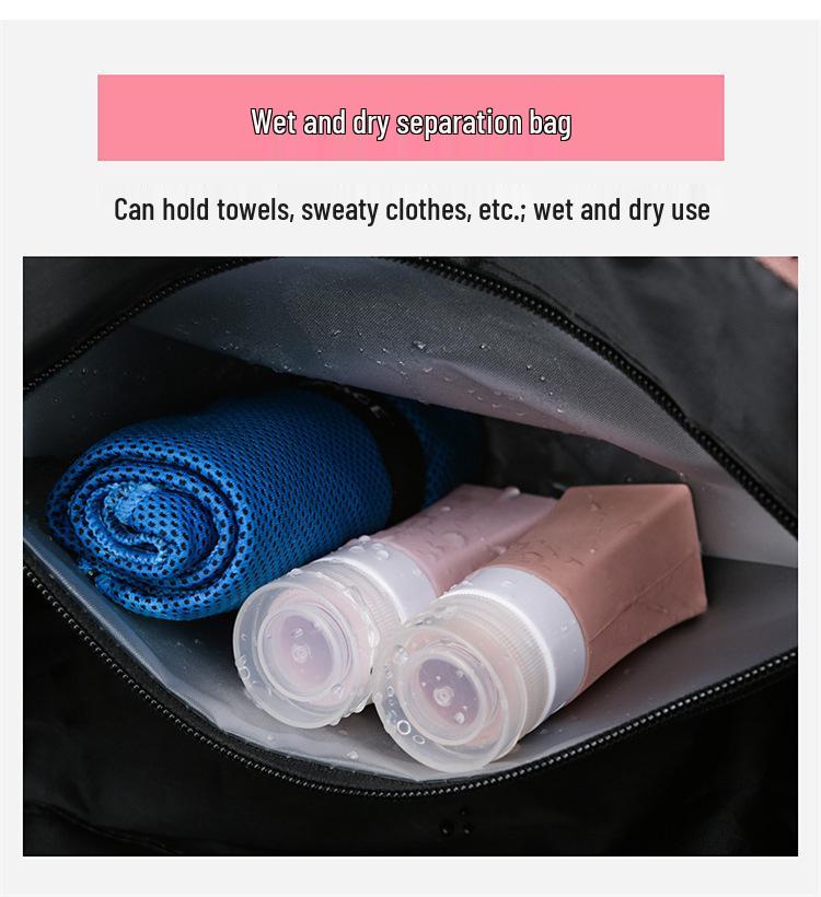 Large Capacity Wet/Dry Sports and Travel Gym Bag for Men and Women