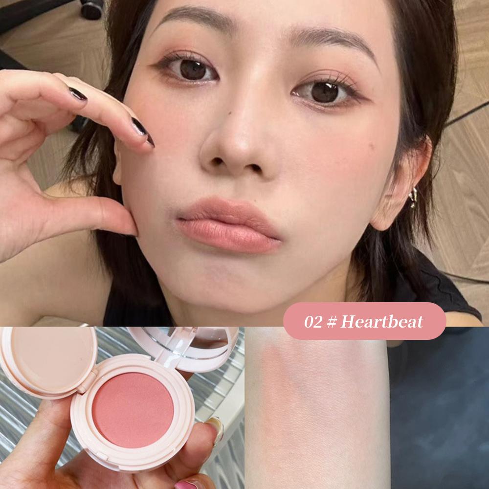 HERORANGE Air Cushion Blush Matte Natural Color Mashed Potato Texture Single Color Cream Blush