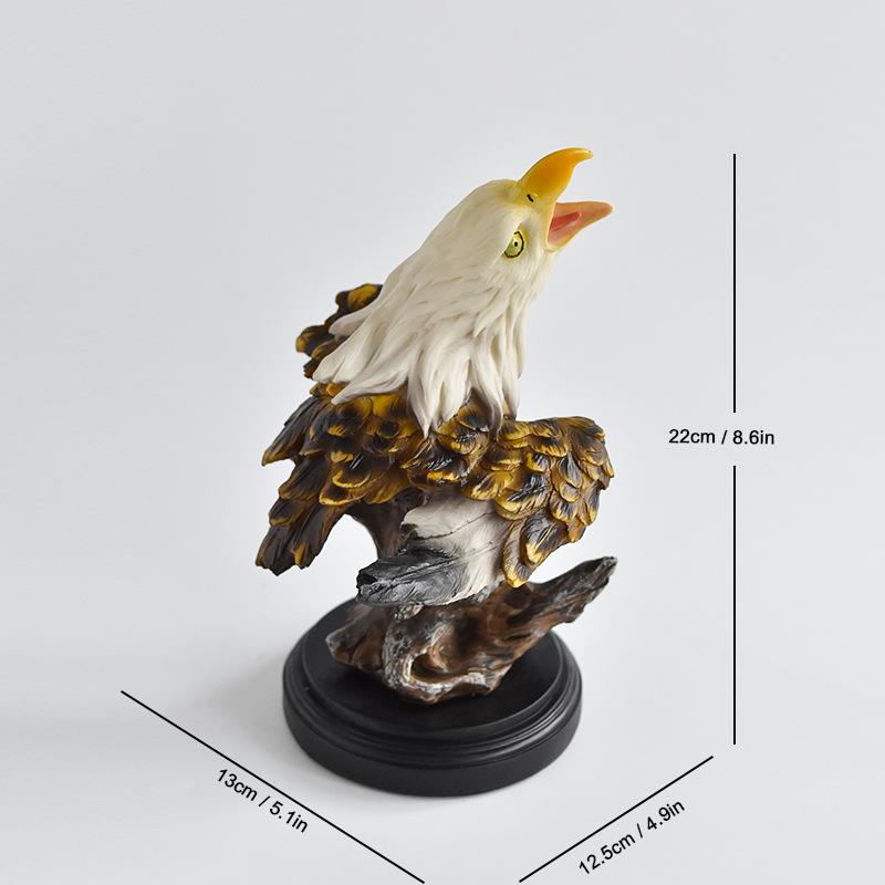American Independence Day Simulation Big Eagle Resin Ornament Home Office Opening Decoration Crafts